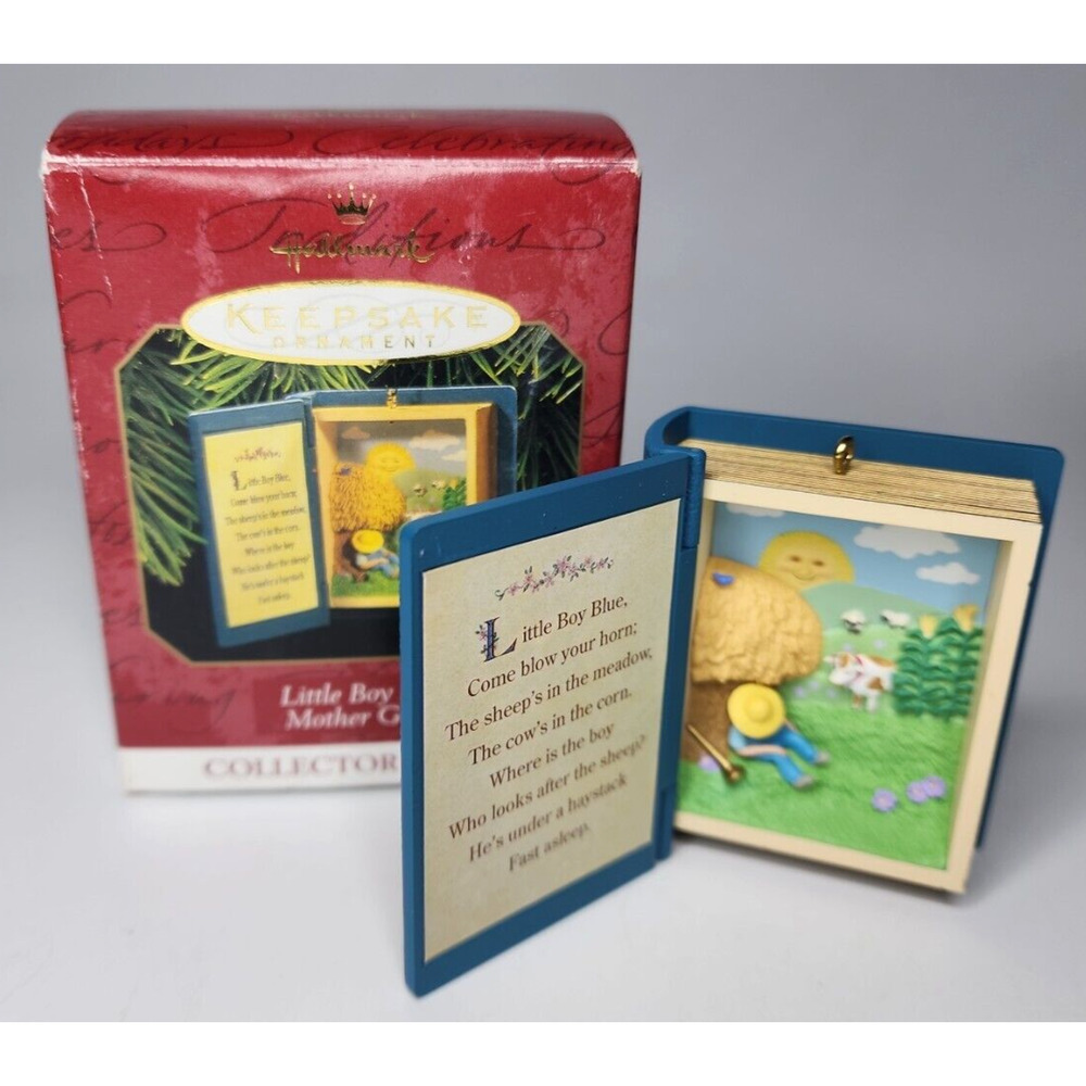 1997 Hallmark Little Boy Blue Mother Goose Ornament SKU U125